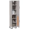 vidaXL Skř&iacute;ň highboard &scaron;ed&aacute; sonoma 34,5 x 34 x 180 cm kompozitn&iacute; dřevo