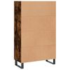 vidaXL Skř&iacute;ň highboard kouřov&yacute; dub 69,5 x 31 x 115 cm kompozitn&iacute; dřevo