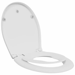 vidaXL Toaletn&iacute; prkno B&iacute;l&aacute; 47 x 37 x 4 cm Duroplast