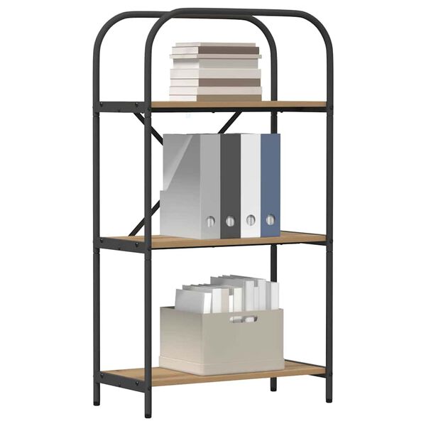 vidaXL Knihovna Artisanov&yacute; dub 60 x 30 x 109 cm Kompozitn&iacute; dřevo