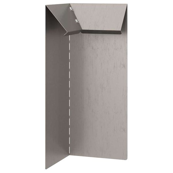 vidaXL Plaňka na &scaron;neky Rezav&aacute; 10 x 10 x 25 cm Povětrnostně odoln&aacute; ocel