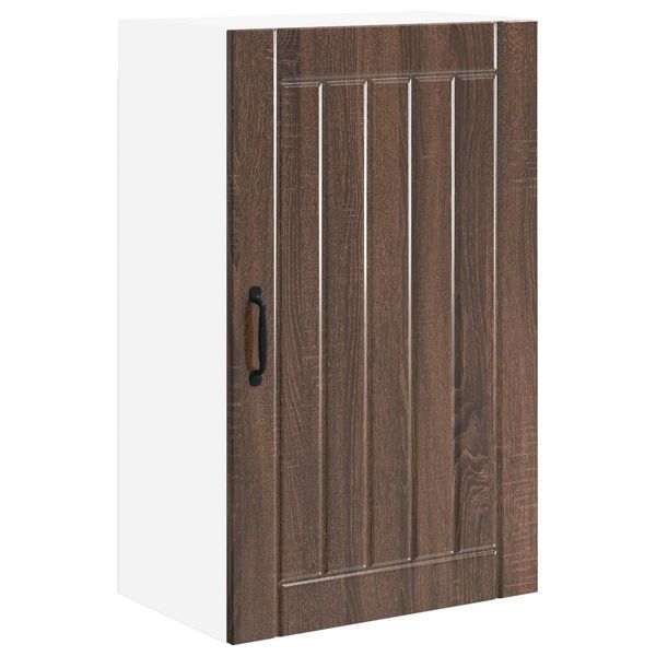 vidaXL Kuchyňsk&aacute; skř&iacute;ň Lucca Hněd&yacute; dub 50 x 31 x 80 cm