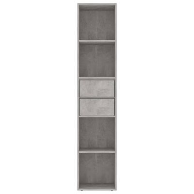 vidaXL Knihovna betonově šedá 36 x 30 x 171 cm dřevotříska