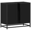vidaXL Koupelnov&aacute; skř&iacute;ňka se umyvadlem čern&aacute; 65x33x60 cm kompozit
