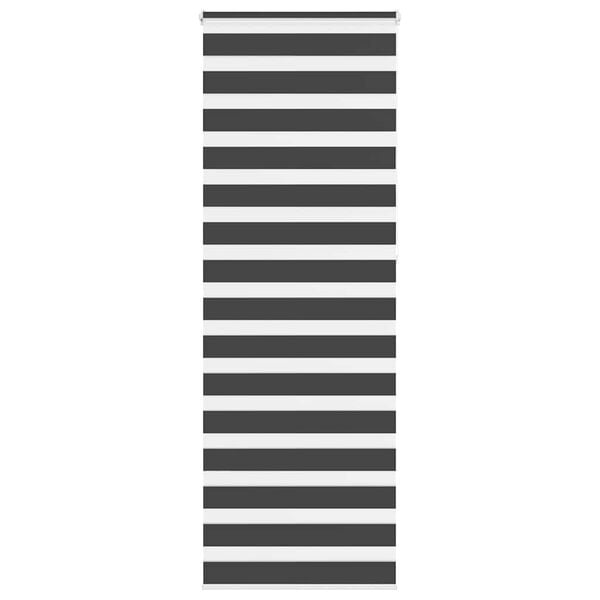 vidaXL Zebra roleta čern&aacute; 80x230 cm &scaron;&iacute;řka l&aacute;tky 75,9 cm polyester