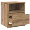 vidaXL Nočn&iacute; stolky 2 ks dub artisan 40 x 40 x 50 cm kompozitn&iacute; dřevo