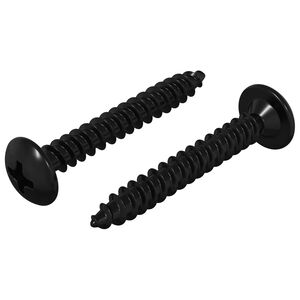 vidaXL Z&aacute;vitov&yacute; hřeb&iacute;k 2 ks Čern&aacute; M4 x 28 mm Ocel