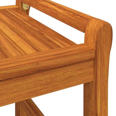 vidaXL 2dílná zahradní sedací souprava krémové podušky masivní dřevo