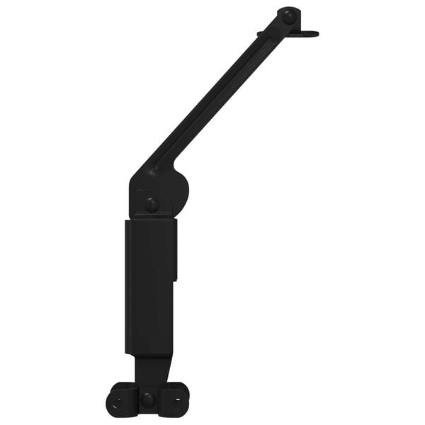 vidaXL Klapa pro podporu v&iacute;ka 12 pcs Čern&aacute; 192 x 32 x 50 mm Ocel