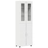 vidaXL Vysok&yacute; bufet FLORIN 60 x 35 x 182 cm B&iacute;l&aacute; Kompozitn&iacute; dřevo