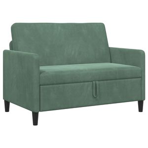 vidaXL Sofa s &uacute;ložn&yacute;m prostorem Mořsk&aacute; zelen&aacute; 122 x 78 x 87 cm