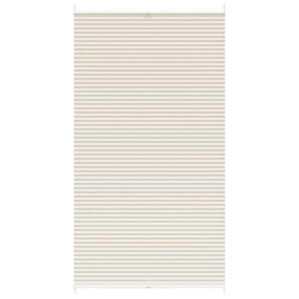 Plisovaná roleta 110 x 200 cm krémová