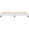 vidaXL R&aacute;m postele s boxspringem b&iacute;l&aacute; 140 x 190 cm uměl&aacute; kůže
