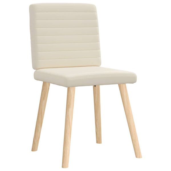 vidaXL Jídelní židle 4 ks len