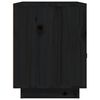 vidaXL Nočn&iacute; stolky 2 ks čern&eacute; 40 x 34 x 45 cm masivn&iacute; borov&eacute; dřevo