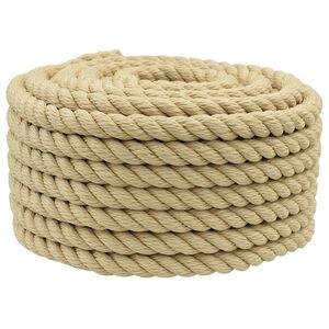 vidaXL Lano na loď 2 mm 25 m Př&iacute;rodn&iacute;