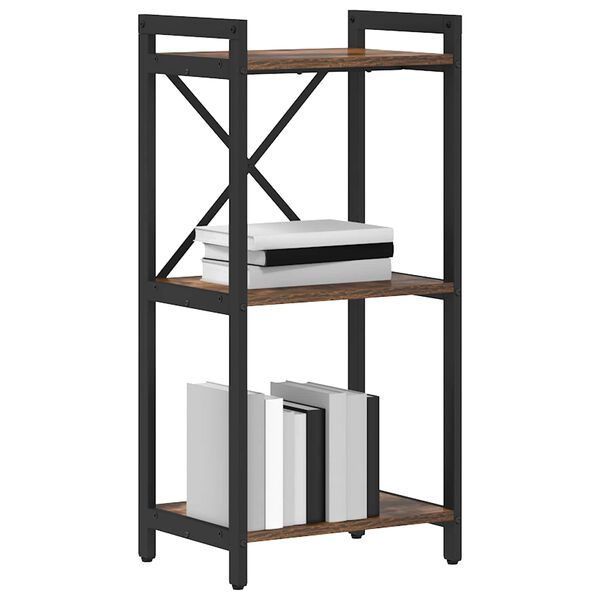 vidaXL Knihovna Kouřov&yacute; dub 40 x 30 x 85 cm kompozitn&iacute; dřevo