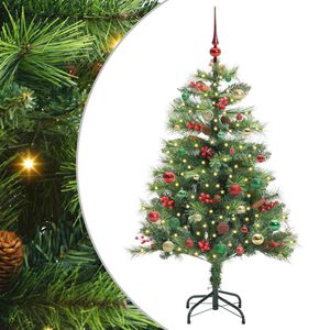 vidaXL Uměl&yacute; v&aacute;nočn&iacute; stromeček 150 LED Tepl&aacute; b&iacute;l&aacute; PVC a kov Zelen&aacute;