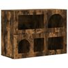 vidaXL Serv&iacute;rovac&iacute; skř&iacute;ň ELST Kouřov&yacute; dub 80.5 x 35 x 59 cm