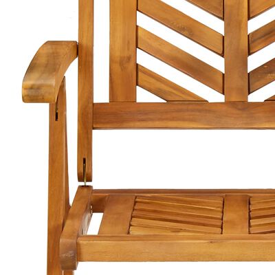 vidaXL Polohovací zahradní židle 2 ks masivní akáciové dřevo