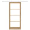 vidaXL Posuvné dveře ORKDAL Přírodní 86 x 198,5 cm