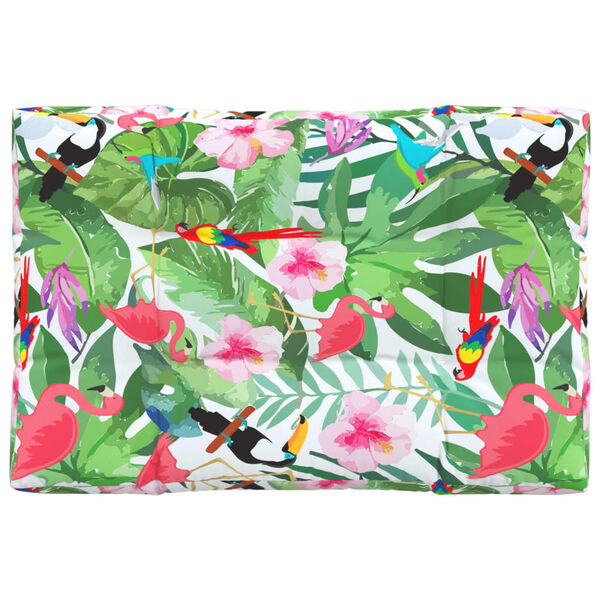 vidaXL Podu&scaron;ka na palety v&iacute;cebarevn&aacute; 120 x 80 x 12 cm textil