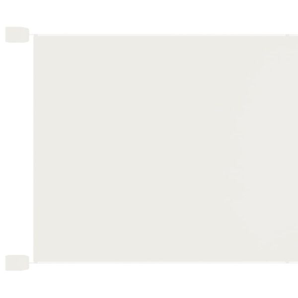 vidaXL Vertikální markýza bílá 140 x 600 cm oxfordská látka
