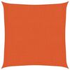 vidaXL St&iacute;n&iacute;c&iacute; plachta 160 g/m&sup2; oranžov&aacute; 3 x 3 m HDPE