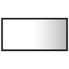 vidaXL LED koupelnové zrcadlo černé 80 x 8,5 x 37 cm akrylové