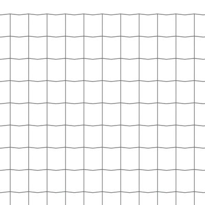 vidaXL Euro plot ocel 10 x 0,8 m šedý