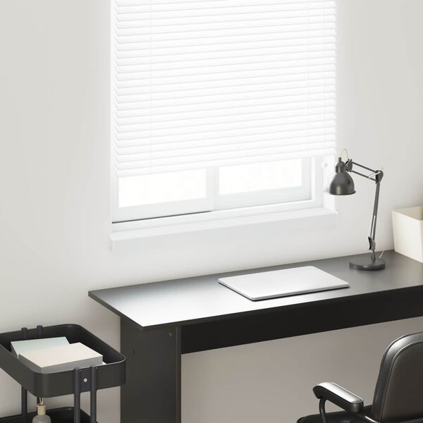 vidaXL Parapet okna B&iacute;l&aacute; 80 x 15 x 4,5 cm PVC