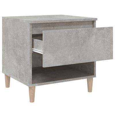 vidaXL Noční stolek betonově šedý 50 x 46 x 50 cm kompozitní dřevo