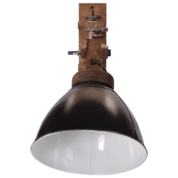 vidaXL N&aacute;stěnn&aacute; lampa 25 W čern&aacute; E27
