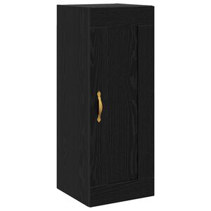 vidaXL N&aacute;stěnn&aacute; skř&iacute;ňka Čern&yacute; dub 34,5 x 34 x 90 cm Kompozitn&iacute; dřevo