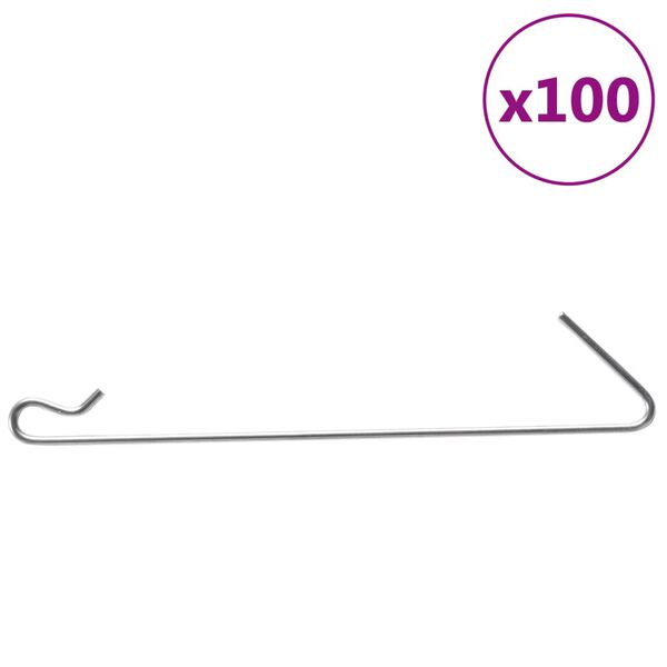 vidaXL Gabionov&eacute; h&aacute;ky 100 ks ocel