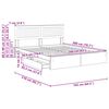 vidaXL Postel s &uacute;ložn&yacute;m prostorem B&iacute;l&aacute; 160 x 200 cm kompozitn&iacute; dřevo