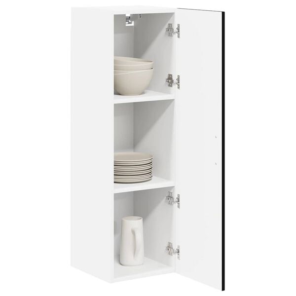 vidaXL Kuchyňsk&aacute; skř&iacute;ň Čern&aacute; 30 x 31 x 100 cm kompozitn&iacute; dřevo