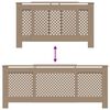 vidaXL Kryt na radi&aacute;tor MDF 205 cm