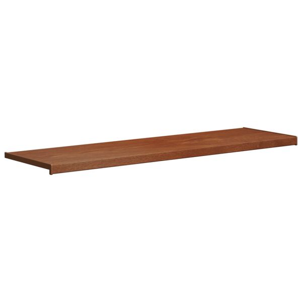 vidaXL Parapet okna Hněd&eacute; dřevo 140 x 40 x 4,5 cm PVC