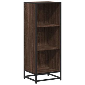 vidaXL Knihovna hněd&yacute; dub 40x35x107,5 cm kompozitn&iacute; dřevo
