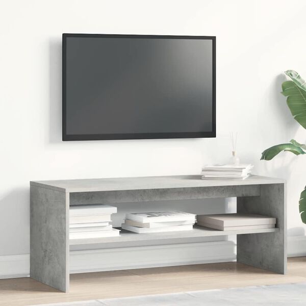 vidaXL TV stolek &scaron;ed&yacute; 100 x 40 x 40 cm dřevotř&iacute;ska