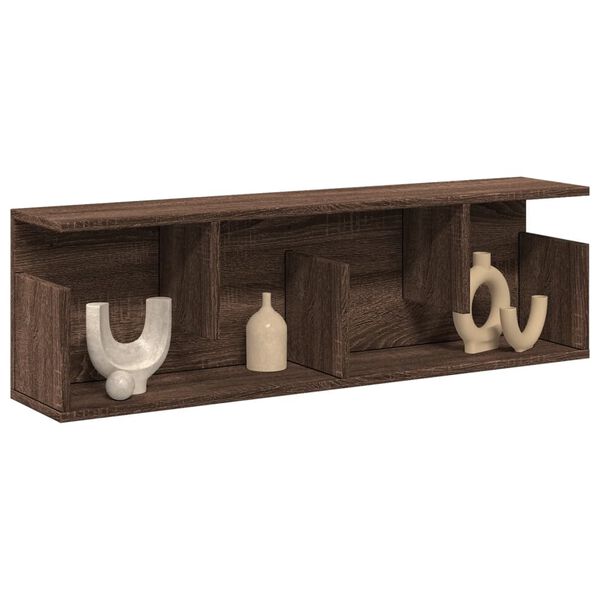 vidaXL N&aacute;stěnn&aacute; skř&iacute;ňka 100 x 20 x 30 cm hněd&yacute; dub kompozitn&iacute; dřevo