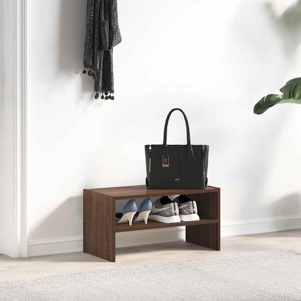 vidaXL Stohovateln&eacute; botn&iacute;k hněd&yacute; dub 60x30x30,5 cm