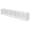 vidaXL Gabionov&yacute; vyv&yacute;&scaron;en&yacute; z&aacute;hon pozinkovan&aacute; ocel 540 x 90 x 100 cm