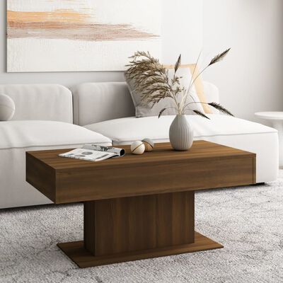 vidaXL Konferenční stolek hnědý dub 96 x 50 x 45 cm kompozitní dřevo