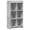 vidaXL knihovna Betonově &scaron;ed&aacute; 59 x 30 x 111 cm Kompozitn&iacute; dřevo