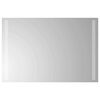 vidaXL LED koupelnov&eacute; zrcadlo Transparentn&iacute; 60 x 40 cm tvrzen&eacute; sklo