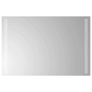 vidaXL LED koupelnov&eacute; zrcadlo Transparentn&iacute; 60 x 40 cm tvrzen&eacute; sklo