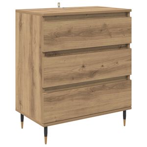 vidaXL Serv&iacute;rovac&iacute; skř&iacute;ň Artisanov&yacute; dub 60 x 35 x 70 cm