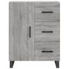 vidaXL Skř&iacute;ň highboard &scaron;ed&aacute; sonoma 69,5 x 34 x 180 cm kompozitn&iacute; dřevo